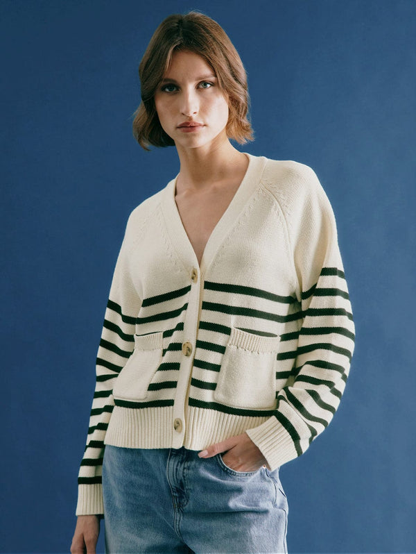 Albaray Relaxed Stripe Cardigan
