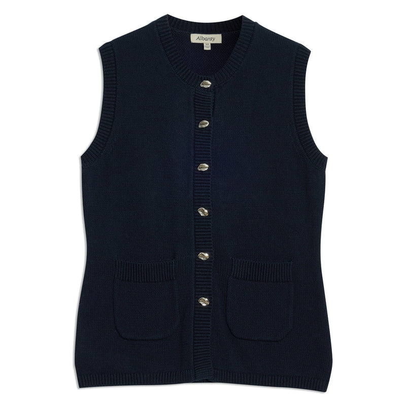 Albaray Longline Knitted Waistcoat