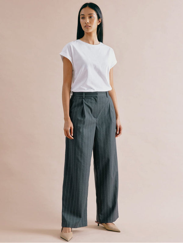 Albaray Grey Pinstripe Trouser