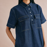 Immaculate Vegan - Albaray Short Denim Shirt Dress