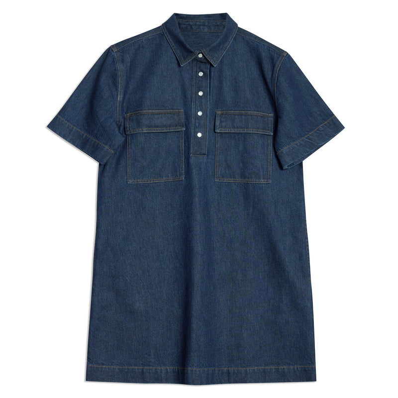 Albaray Short Denim Shirt Dress