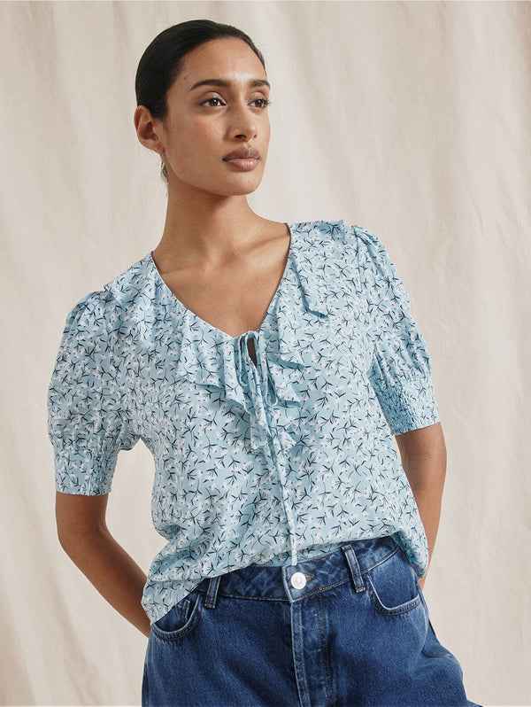 Albaray Ecovero Viscose Jasmin Top | Blue