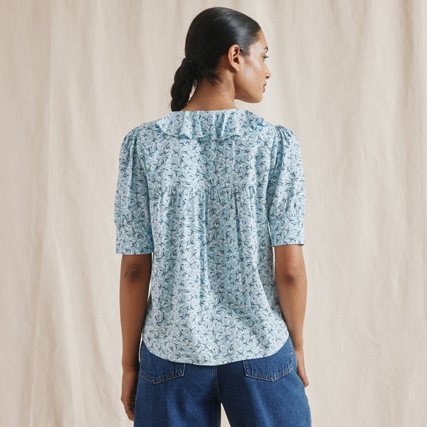 Albaray Ecovero Viscose Jasmin Top | Blue