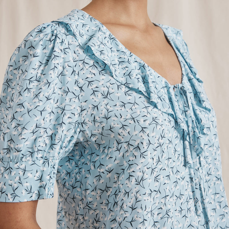 Albaray Ecovero Viscose Jasmin Top | Blue