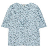 Immaculate Vegan - Albaray Ecovero Viscose Jasmin Top | Blue