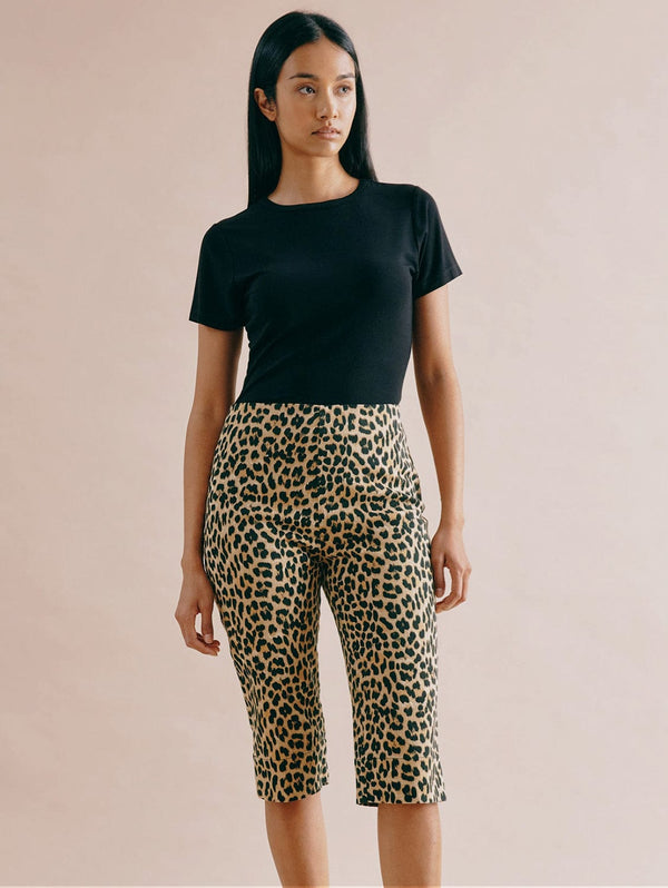 Albaray Organic Cotton Twill Pedal Pusher | Animal