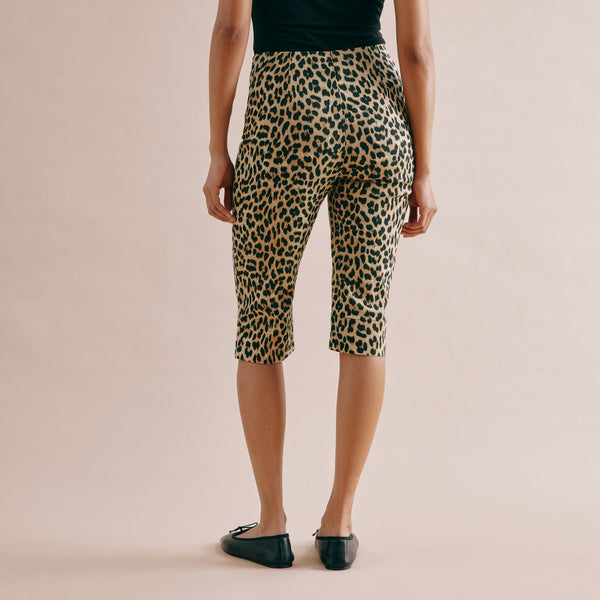 Albaray Organic Cotton Twill Pedal Pusher | Animal