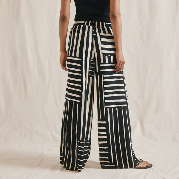 Albaray Patchwork Stripe Trouser