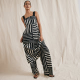 Immaculate Vegan - Albaray Organic Cotton Stripe Wide Strap Sundress | Patchwork