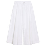 Immaculate Vegan - Albaray White Super Wide Leg Culottes