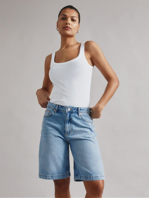 Albaray Denim Bermuda Shorts