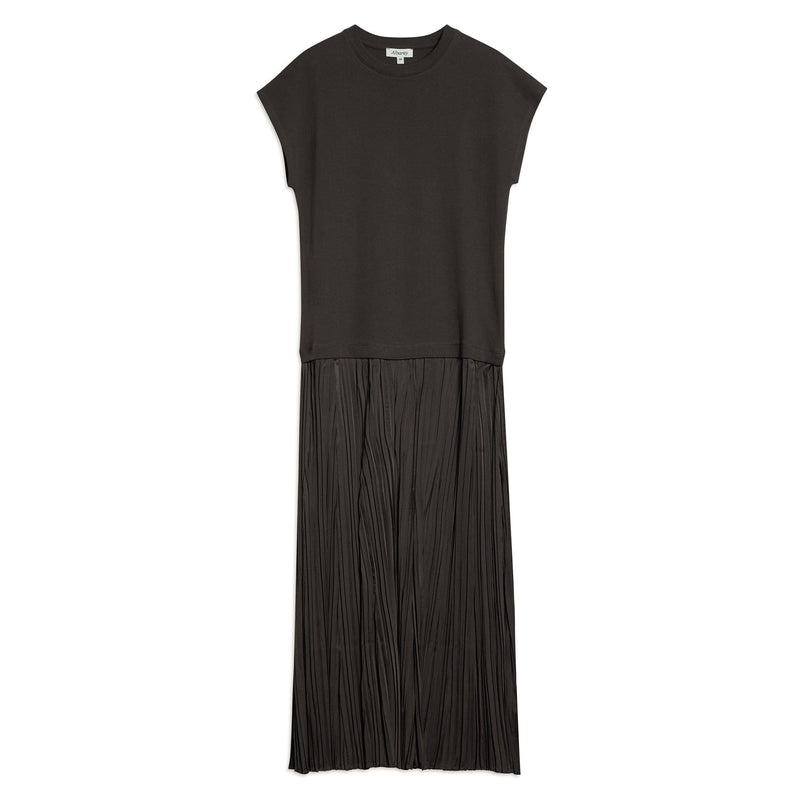 Albaray Chocolate Plisse Dress