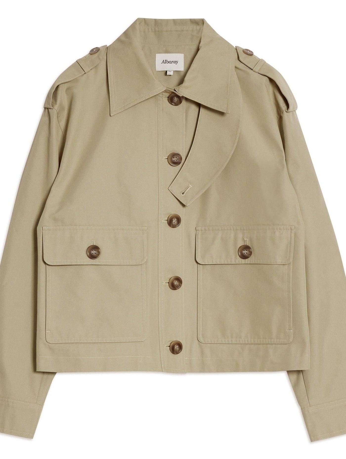 Short Trench Jacket | Beige – Immaculate Vegan