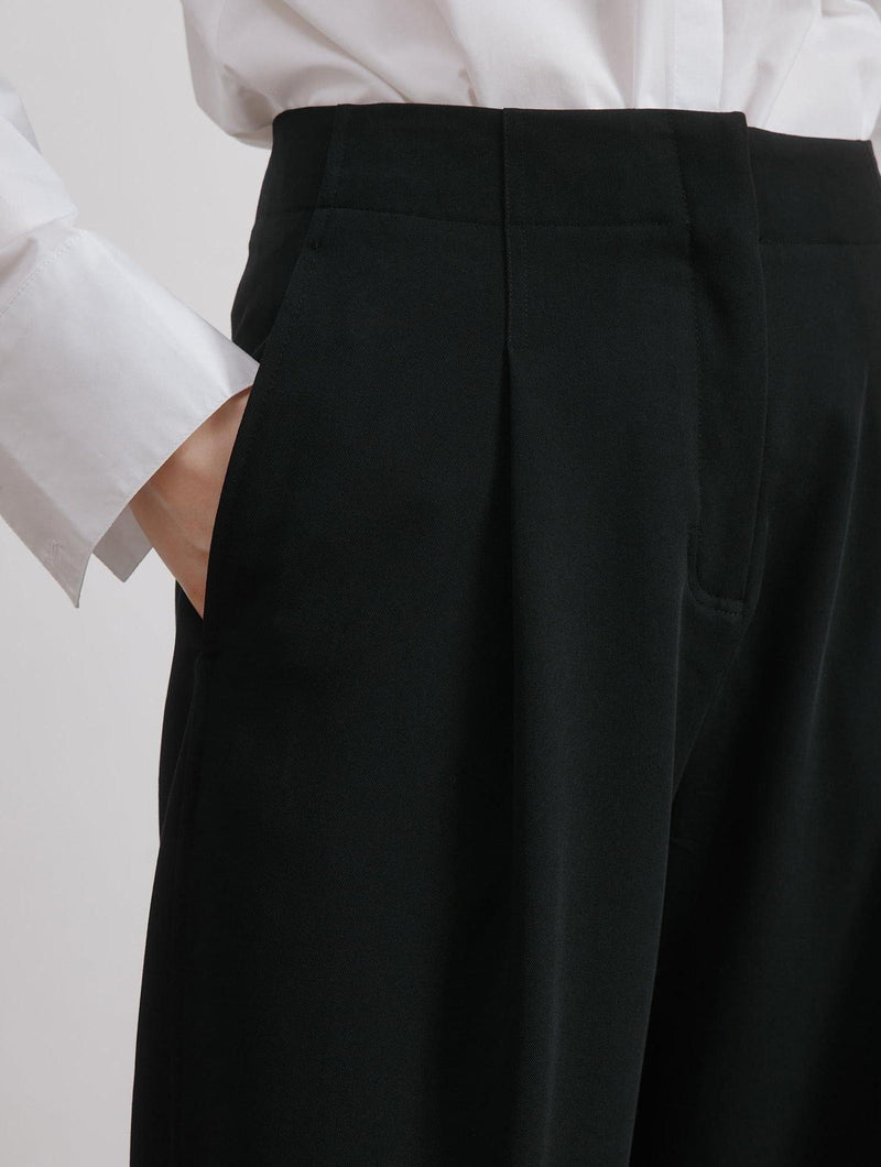 Albaray Black Tailored Barrel Trouser