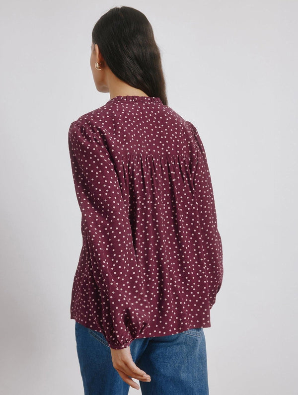 Albaray Burgundy Spot Top