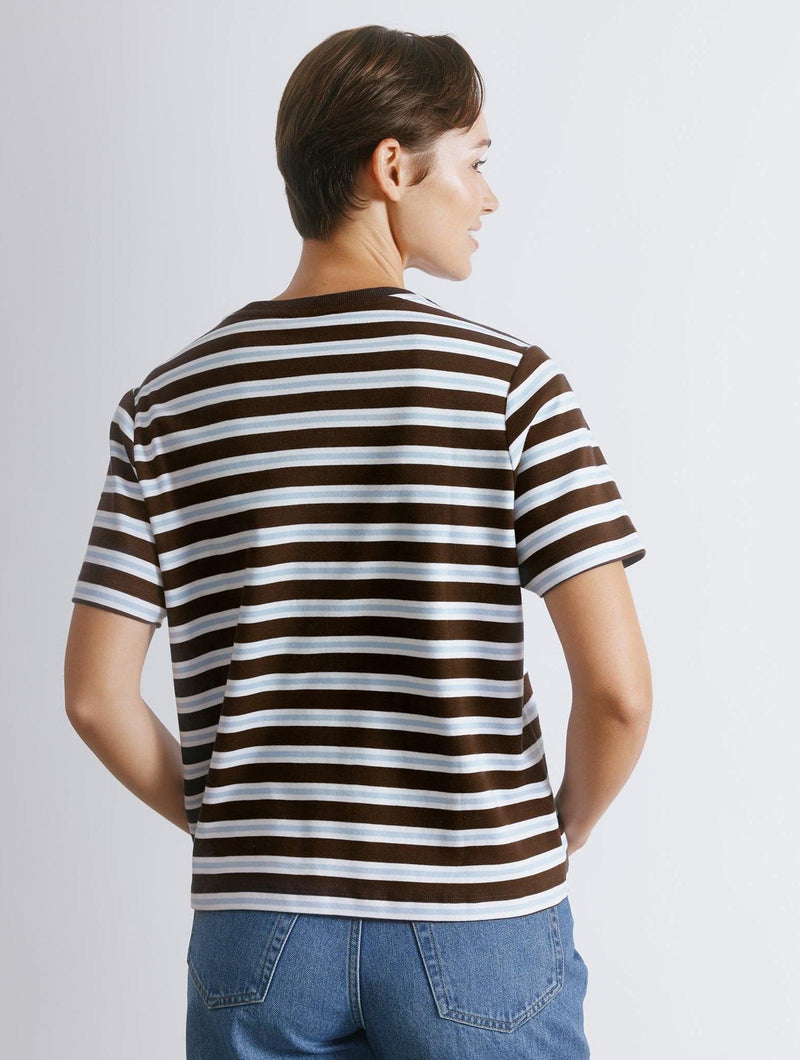 Albaray Chocolate Stripe T Shirt