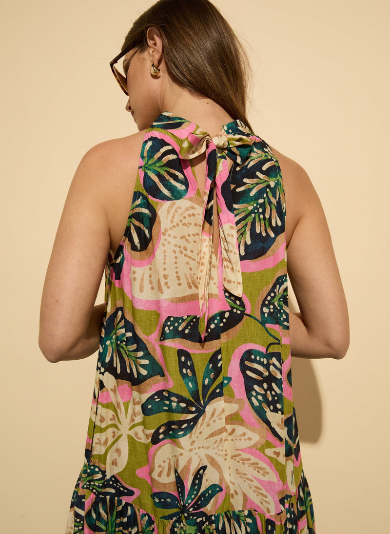 Baukjen Anouk Printed Sleeveless Maxi Dress