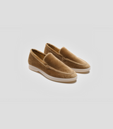 Immaculate Vegan - Women's Velvet Vegan Loafers | Taupe