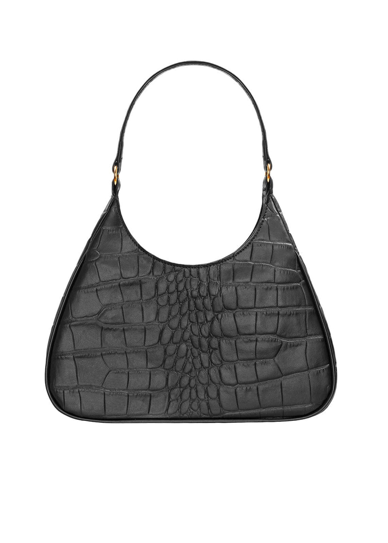 Estimon AUDREY BAG corn leather black croco