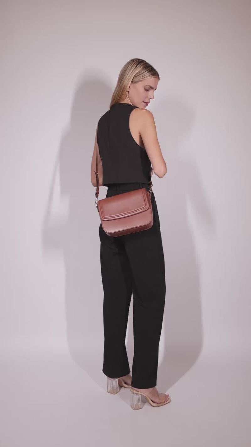 ASHOKA Paris Sac Brigitte Couture camel
