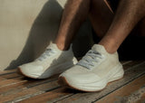 Immaculate Vegan - 8000kicks Runners for Men in Pearl White