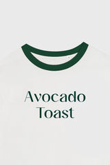 Immaculate Vegan - New Orchard Avocado Toast Organic Cotton T-Shirt | Off-White