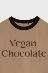 Immaculate Vegan - New Orchard Vegan Chocolate Organic Cotton T-Shirt | Brown