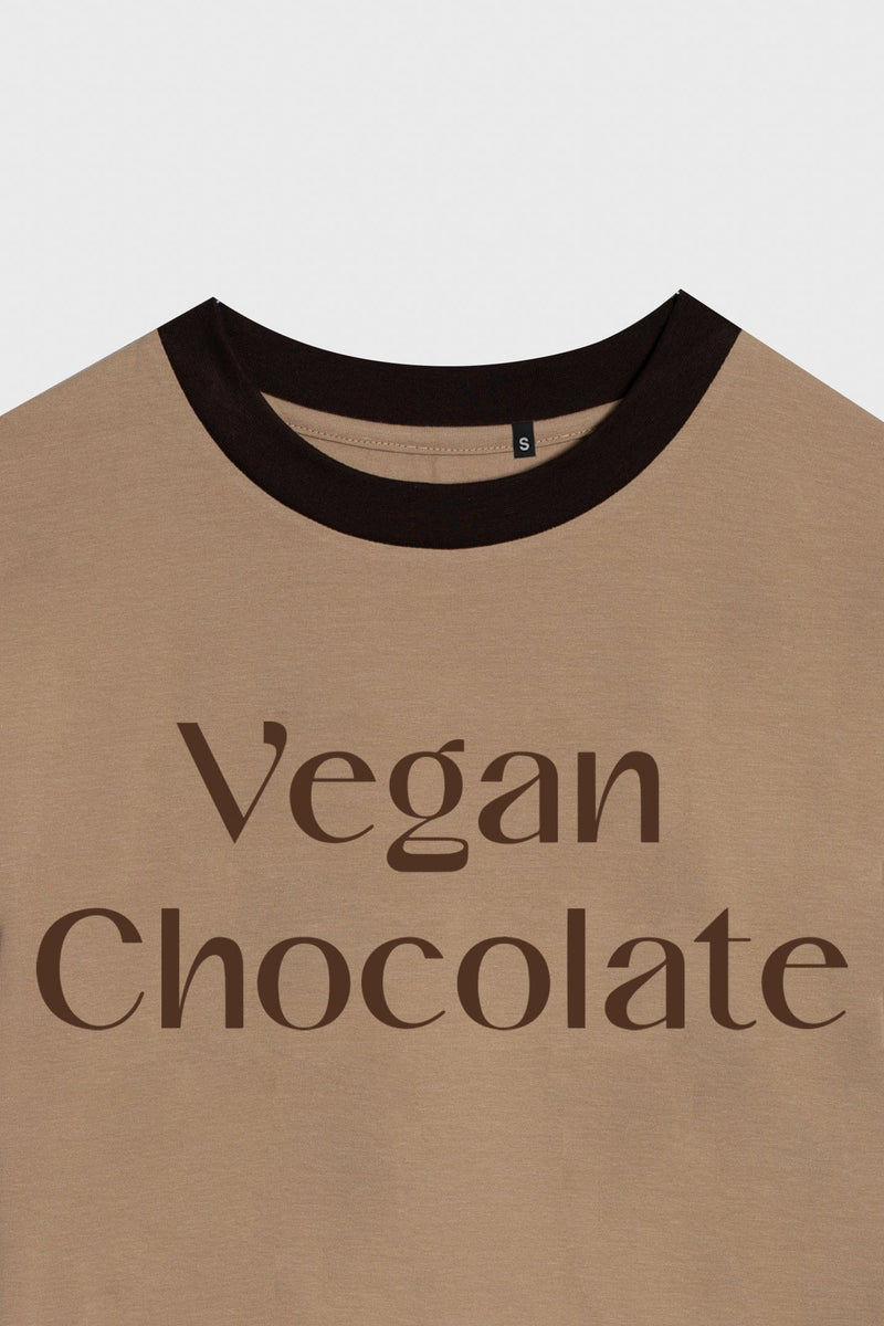 New Orchard Vegan Chocolate Organic Cotton T-Shirt | Brown