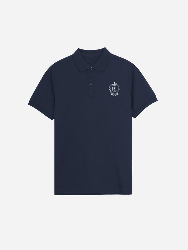 Reflexone R1 CLUB Unisex Organic Cotton Polo Shirt | Navy