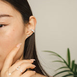 Immaculate Vegan - Illuminess™ Premium Sterling Silver Double Ear Cuff | Silver