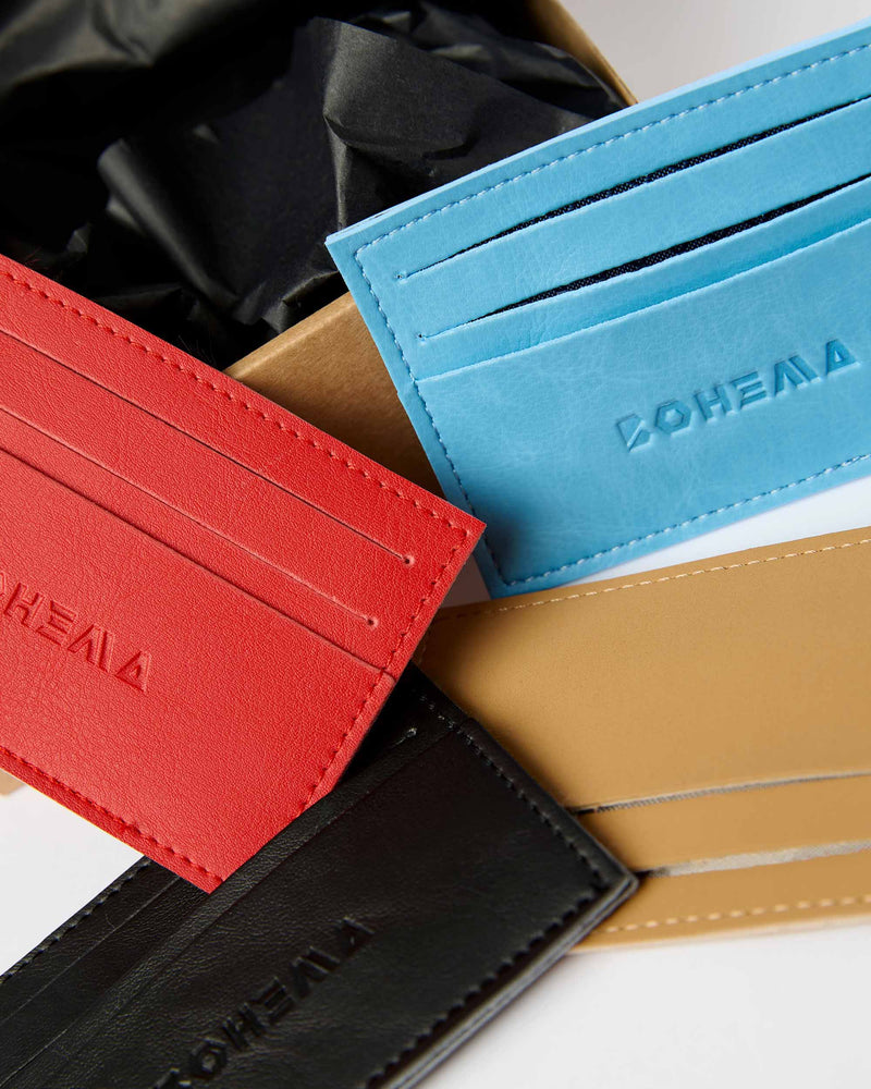 Bohema Bohema Corn Leather Vegan Card Holder | Multiple Colours