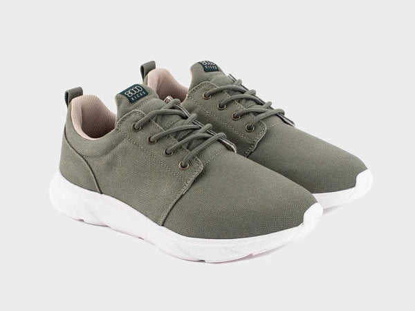 8000kicks Explorer V2 Women's Vegan Hemp Sneakers | Dark Green