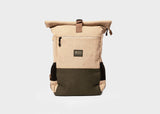 Immaculate Vegan - 8000kicks Everyday Vegan Hemp Backpack | Beige & Green