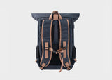 8000kicks Everyday Vegan Hemp Backpack | Navy Blue