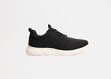 8000kicks Explorer V2 Men's Vegan Hemp Trainers | Black & White