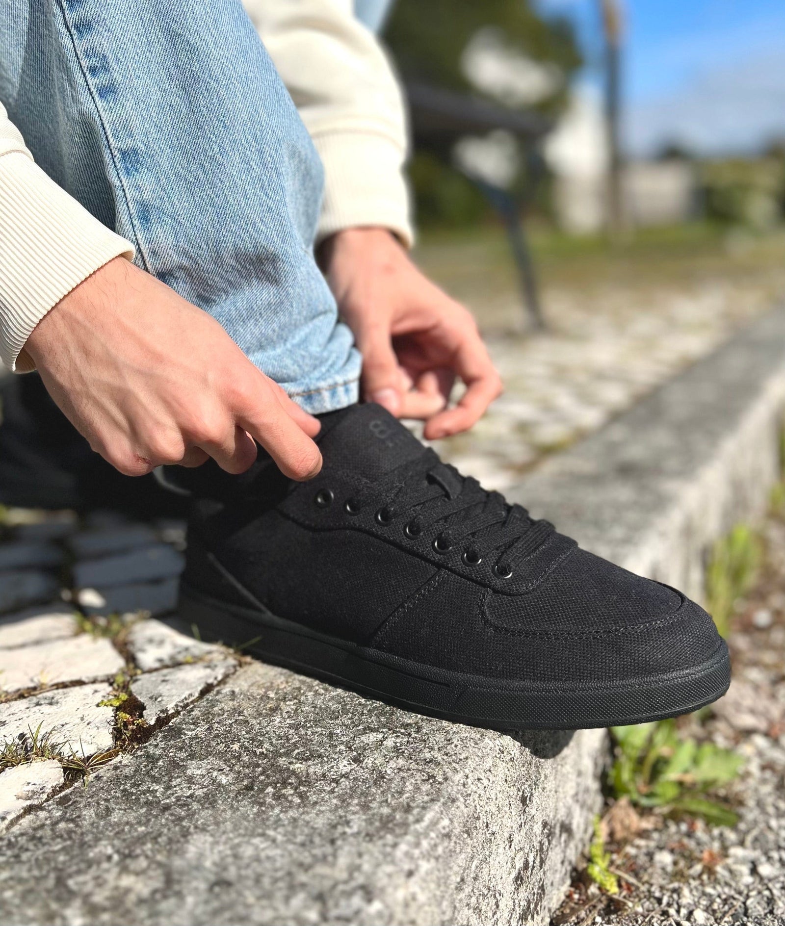 97% natural sneakers by Earthbound | LESHY Hemp & Flax Sneakers