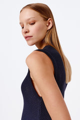 Immaculate Vegan - Mila.Vert Knitted pinpoint dress