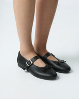 Immaculate Vegan - Bohema Mara Women's Vegea® Grape Leather Bow Pumps | Black