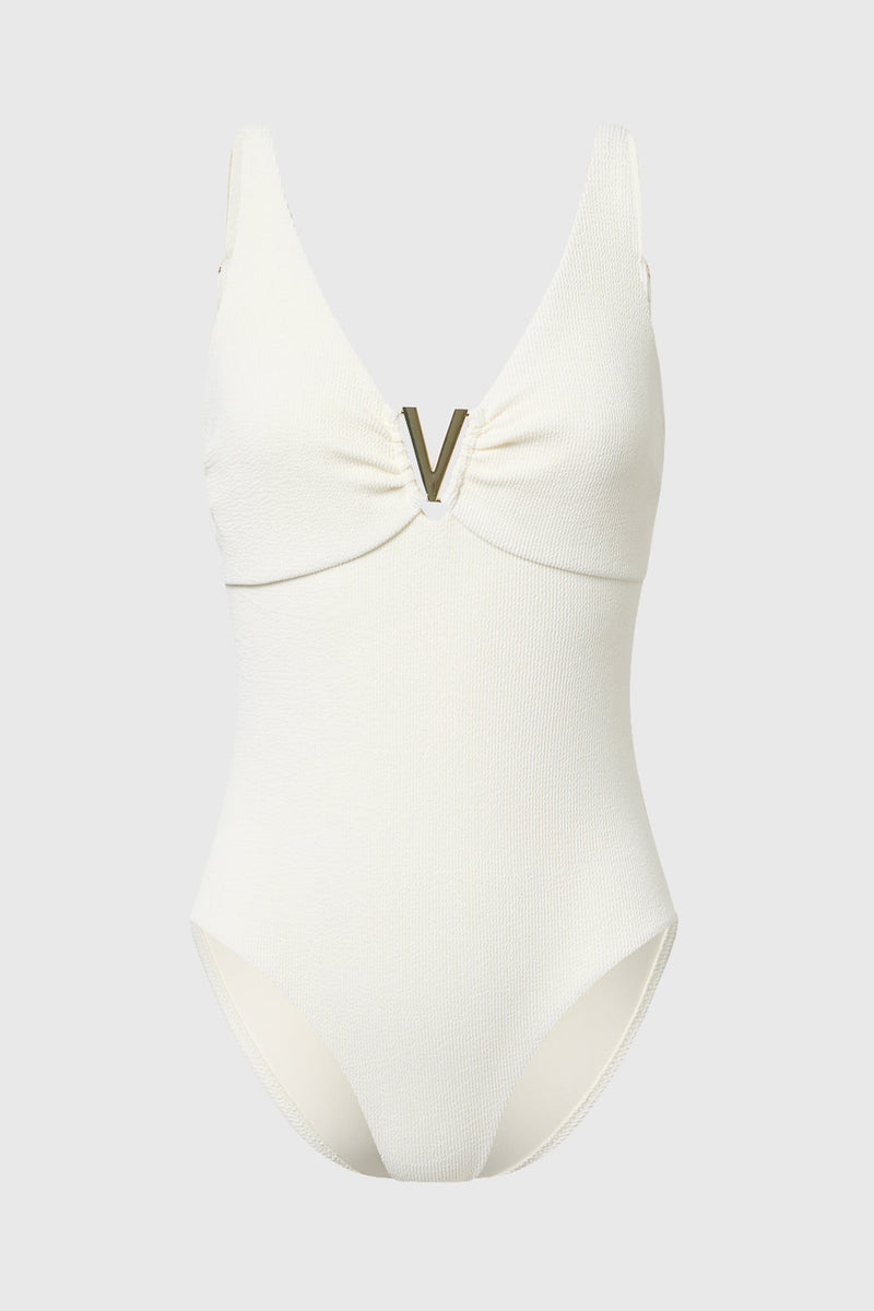 Aiguablava Recycled Polyamide One-piece Swimsuit | Nude