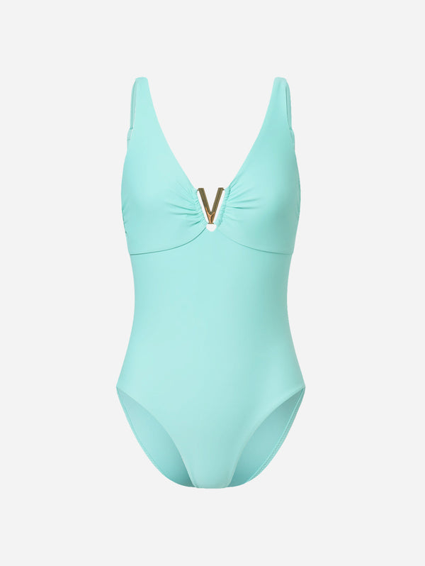 AQVA Swimwear Aiguablava Recycled Polyamide One-piece Swimsuit | AQVA Blue XS