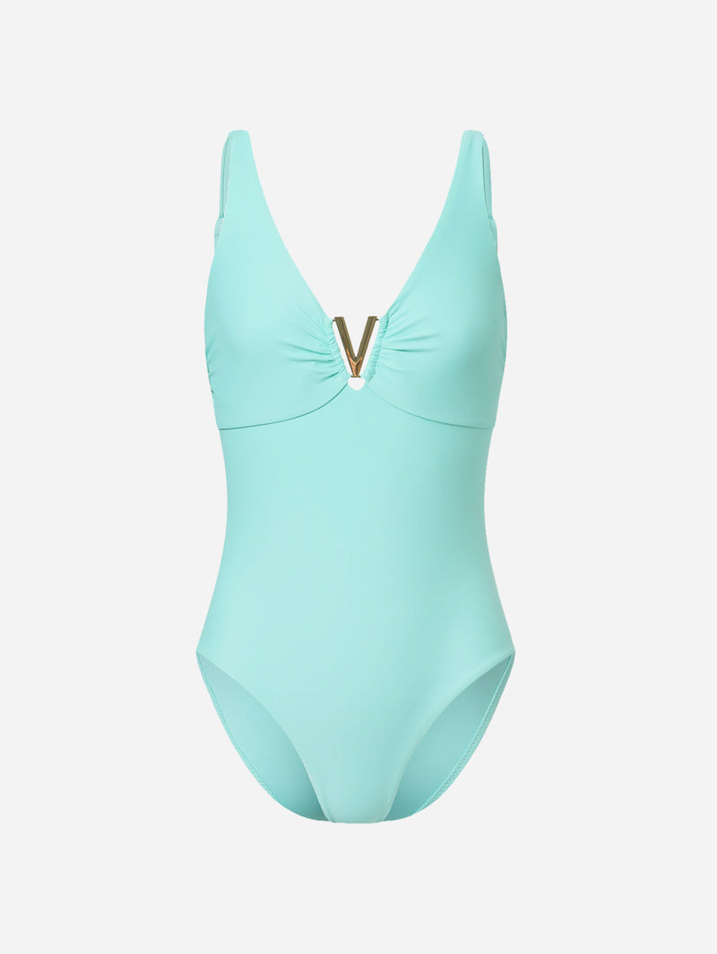 Aiguablava Recycled Polyamide One-piece Swimsuit | AQVA Blue