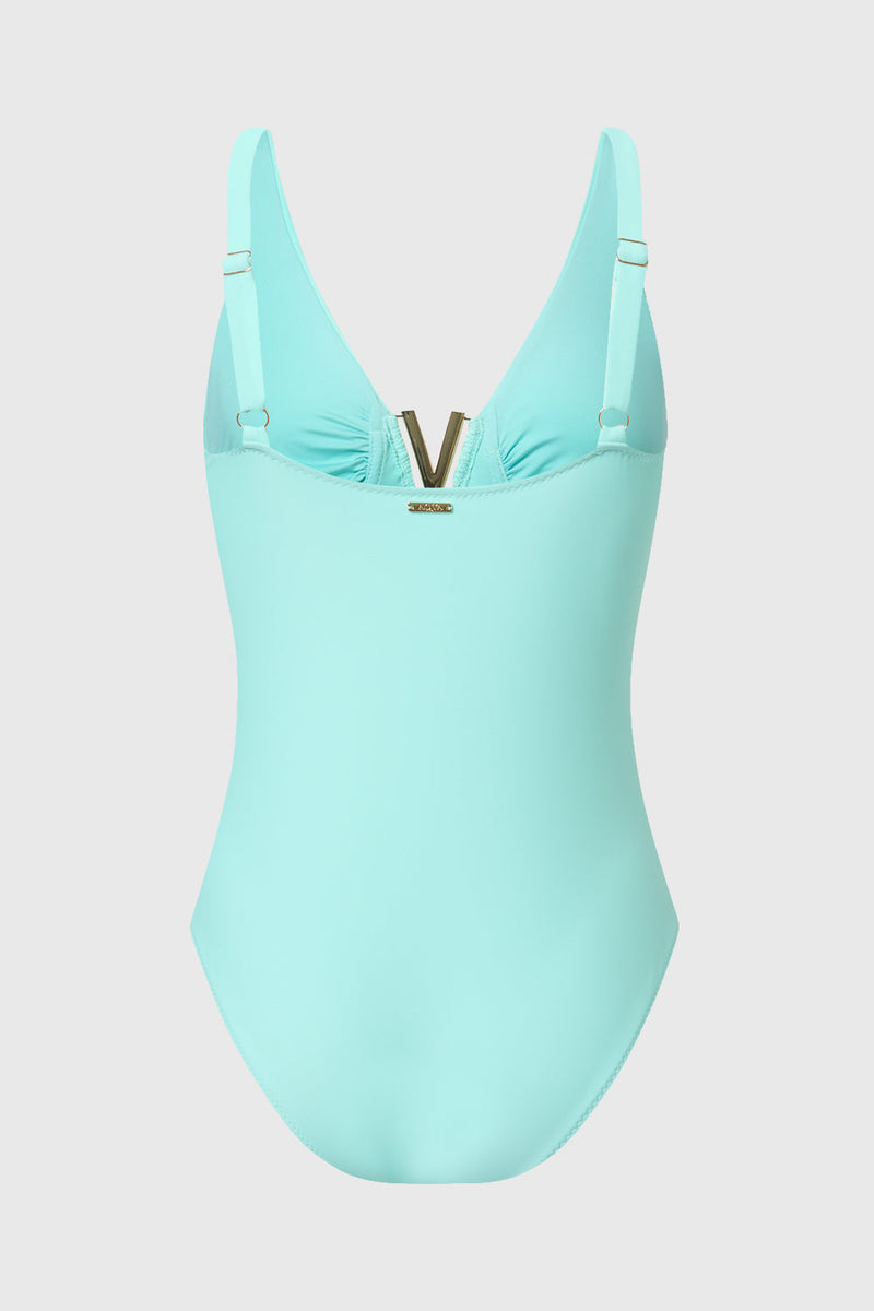 Aiguablava Recycled Polyamide One-piece Swimsuit | AQVA Blue