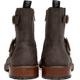 Immaculate Vegan - Arug Men's Vegan Leather Biker Boots | Brown