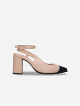 Immaculate Vegan - NAE Vegan Shoes Adel Vegan Apple Leather Slingback Heels | Beige UK3 / EU36 / US5