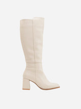 Immaculate Vegan - Prologue Shoes Adele Vegan Leather Knee High Boots | Beige