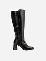 Immaculate Vegan - Prologue Shoes Adele Vegan Leather Knee High Boots | Black Patent