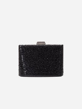 Immaculate Vegan - Forever and Always Shoes Alba - Black Sequins Clutch Black