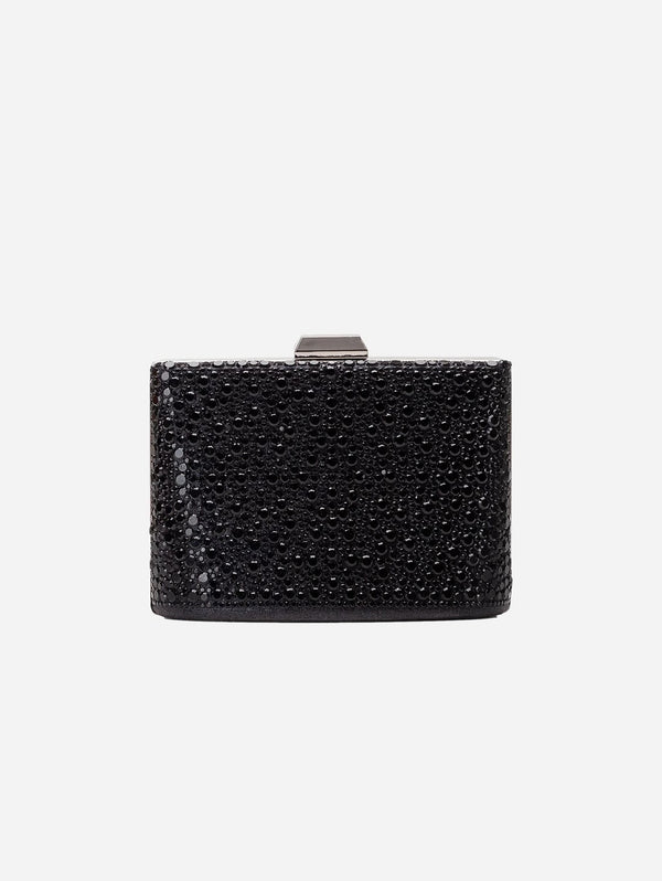 Forever and Always Shoes Alba - Black Sequins Clutch Black