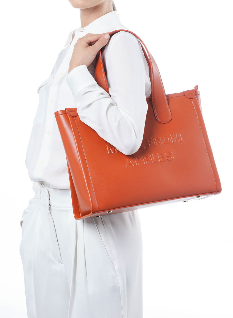 Miomojo Alma Tote Bag L Terracotta - Apple