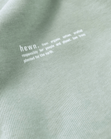 Immaculate Vegan - hewn. Womens Organic Cotton Relaxed-fit Zip Hoodie in Aloe Green